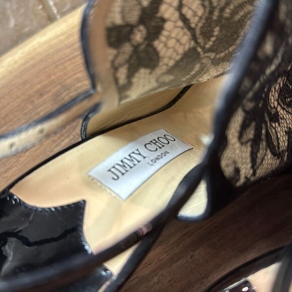 100% authentic Jimmy Choo 'Maylen' Black Heels - 37.5 - Picture 13 of 14